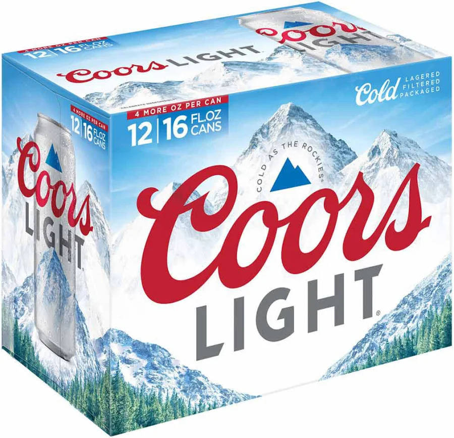 Coors Light – 16oz 12pk